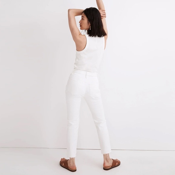 Madewell - The Tall Perfect Vintage Jean in Tile White - Picture 3 of 16
